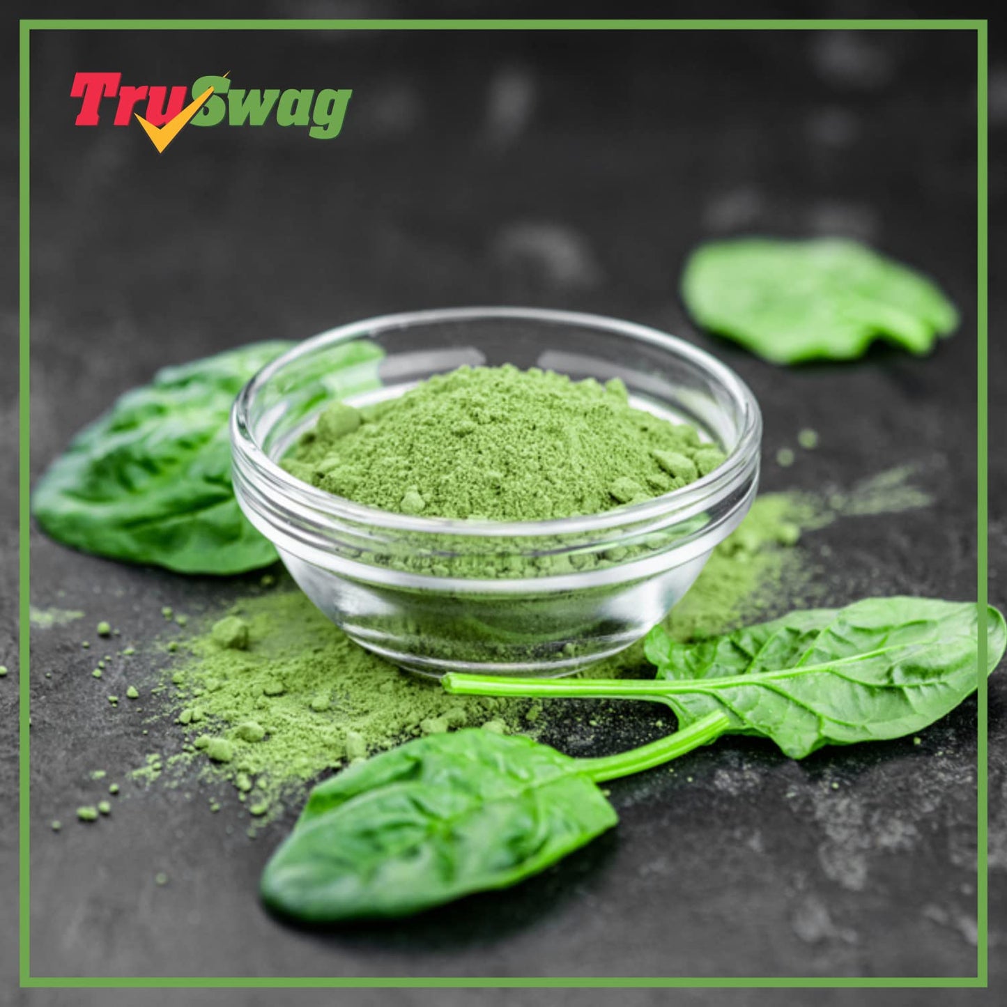 TruSwag Green Spinach Leaf Powder