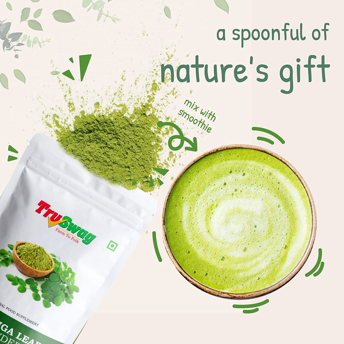 TruSwag Organic Moringa Powder