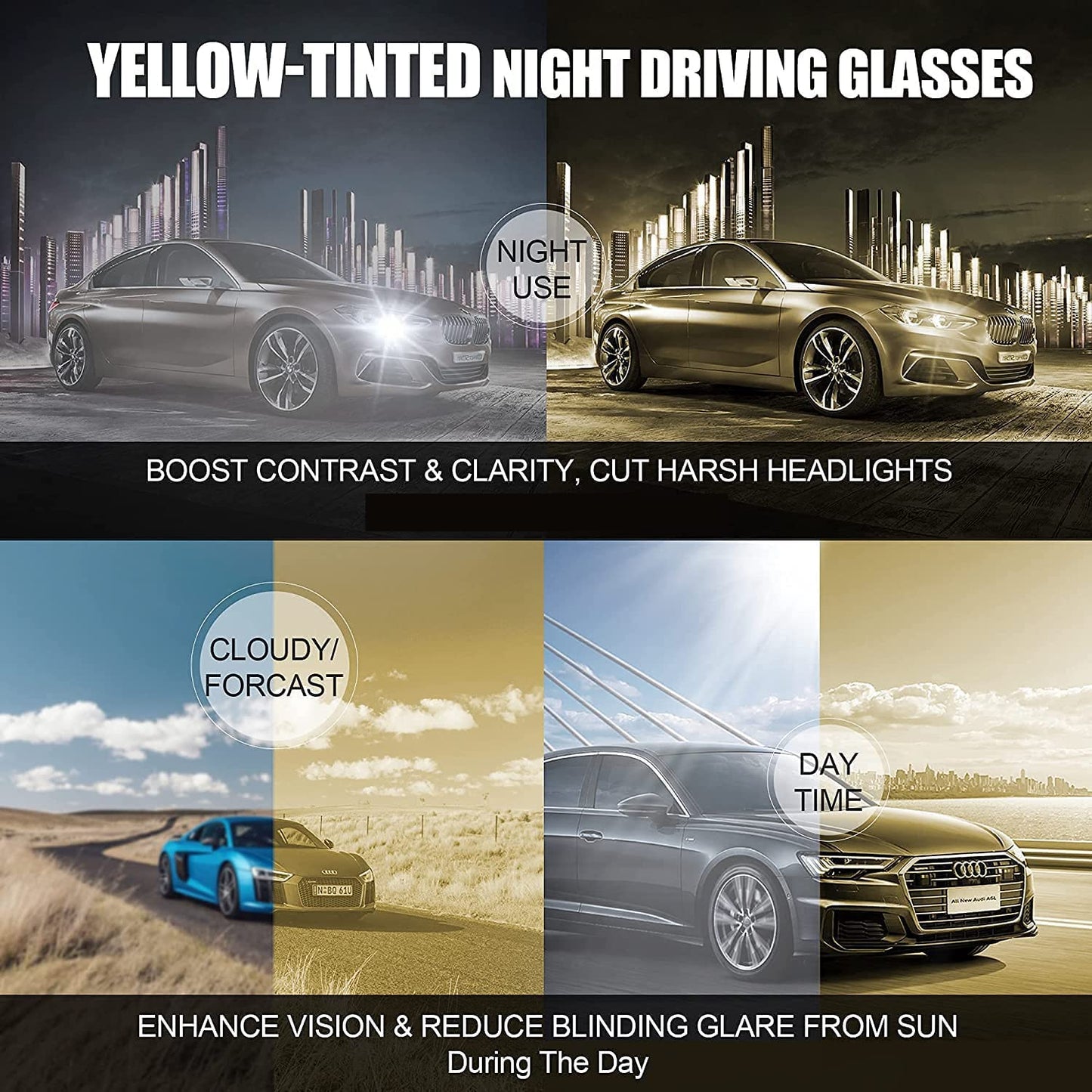 Day And Night Driving Goggles