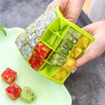 Silicone Ice Cube Trays 24 Cavity Per Ice Tray
