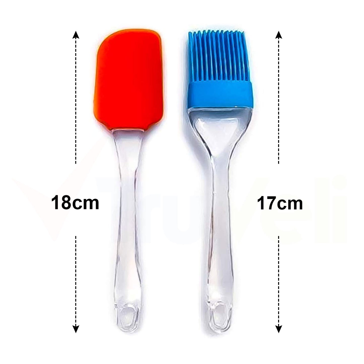 Baking Spatula Brush Set & Measuring Spoons Set