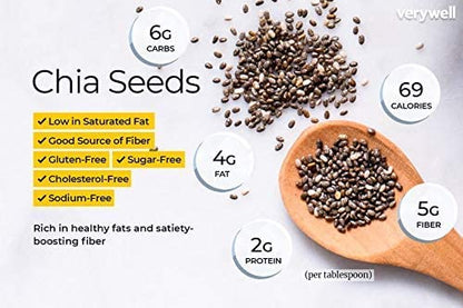 Farmvilla Raw Chia Seeds for Weight Loss 200gm