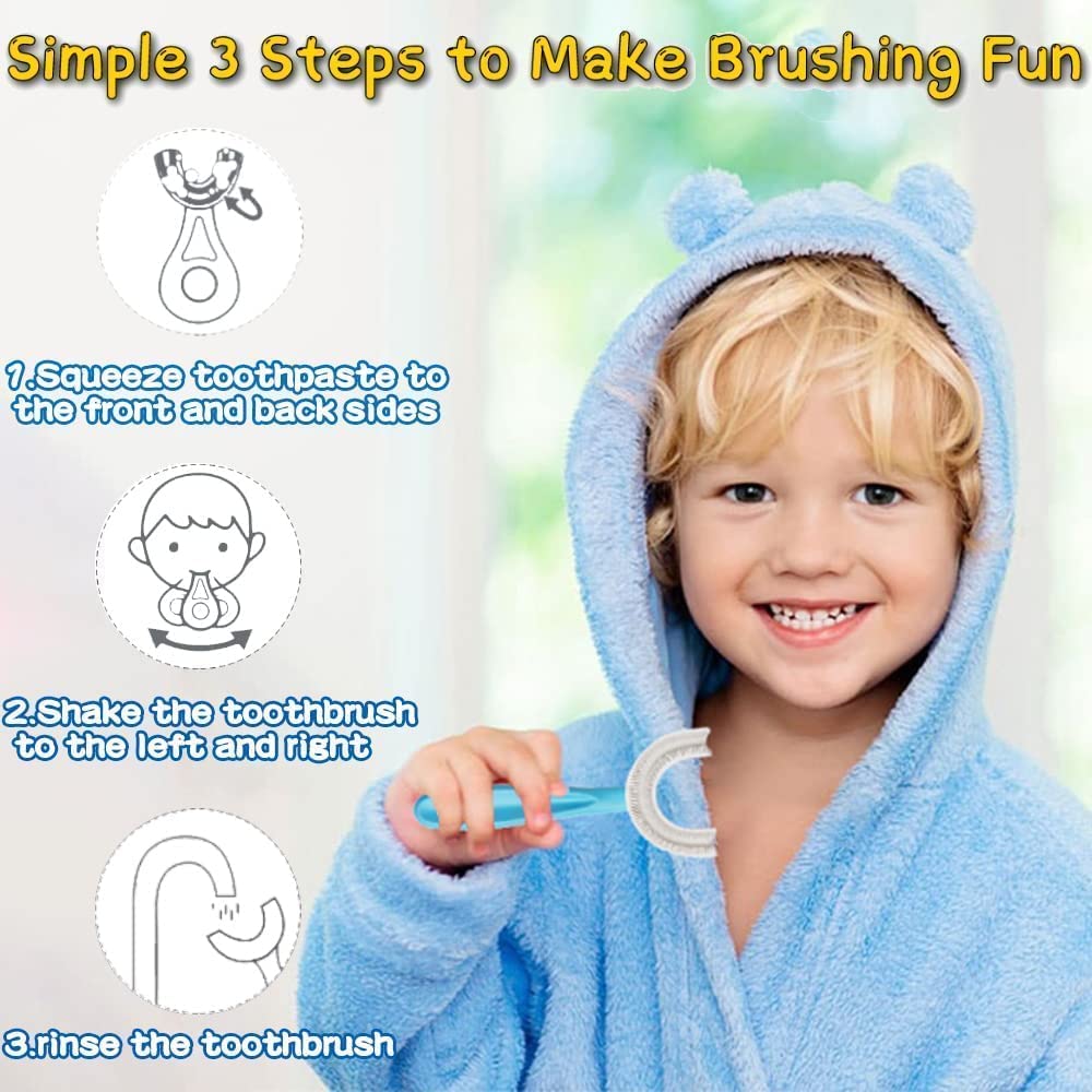 U Shaped Toothbrush for Kids