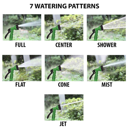Garden Hose Nozzle Water Spray Gun 7 Pattern