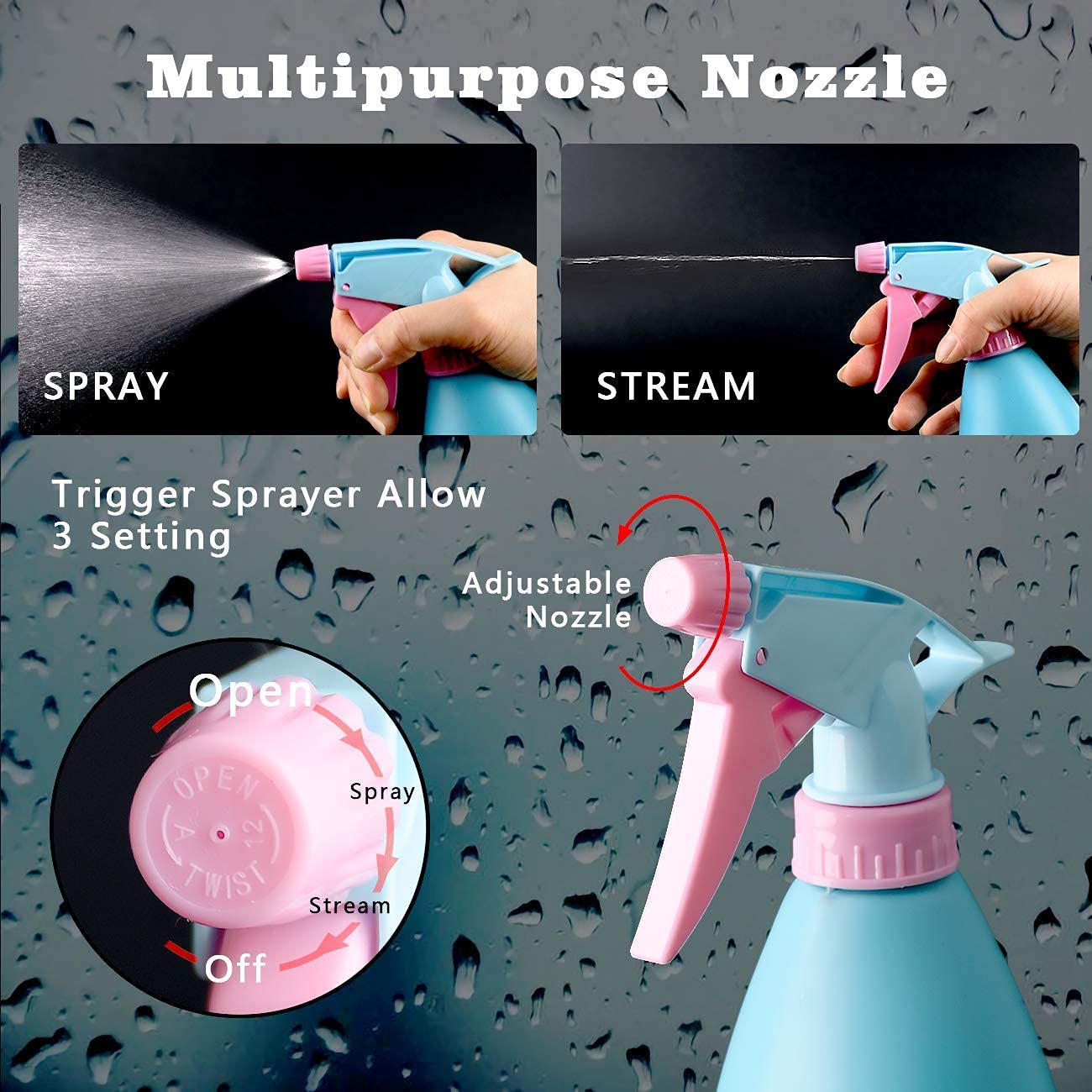 Water Spray Bottle 400ml