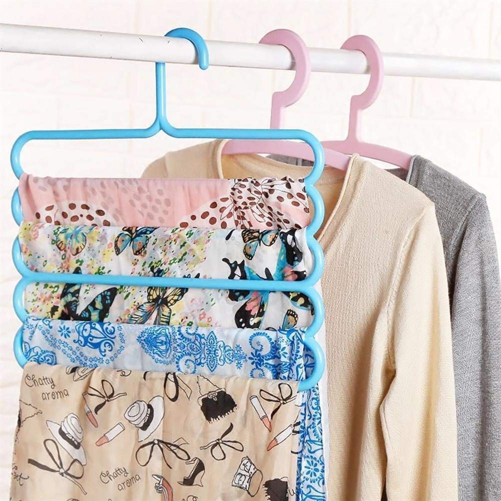 5 Layer Pants Clothes Hanger Set of 3