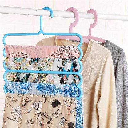 5 Layer Pants Clothes Hanger Set of 3