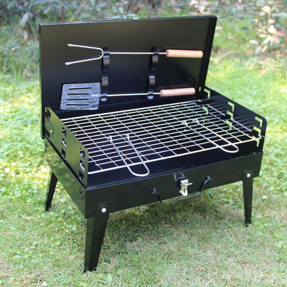 Portable Barbecue Grill Charcoal (Briefcase Style )