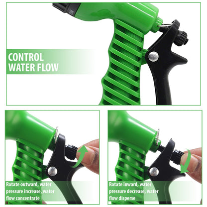 Garden Hose Nozzle Water Spray Gun 7 Pattern