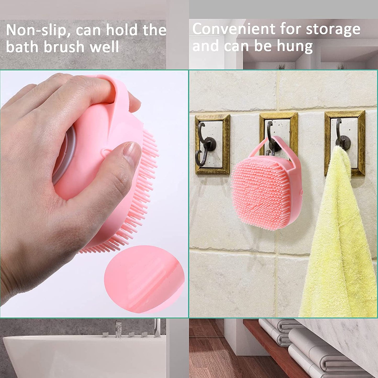 Silicone Massage Bath Body Brush