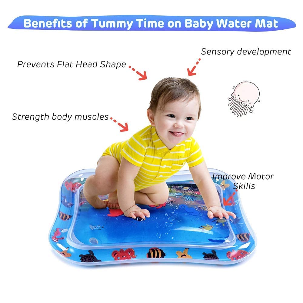 kids Inflatable Tummy Time Premium Water mat