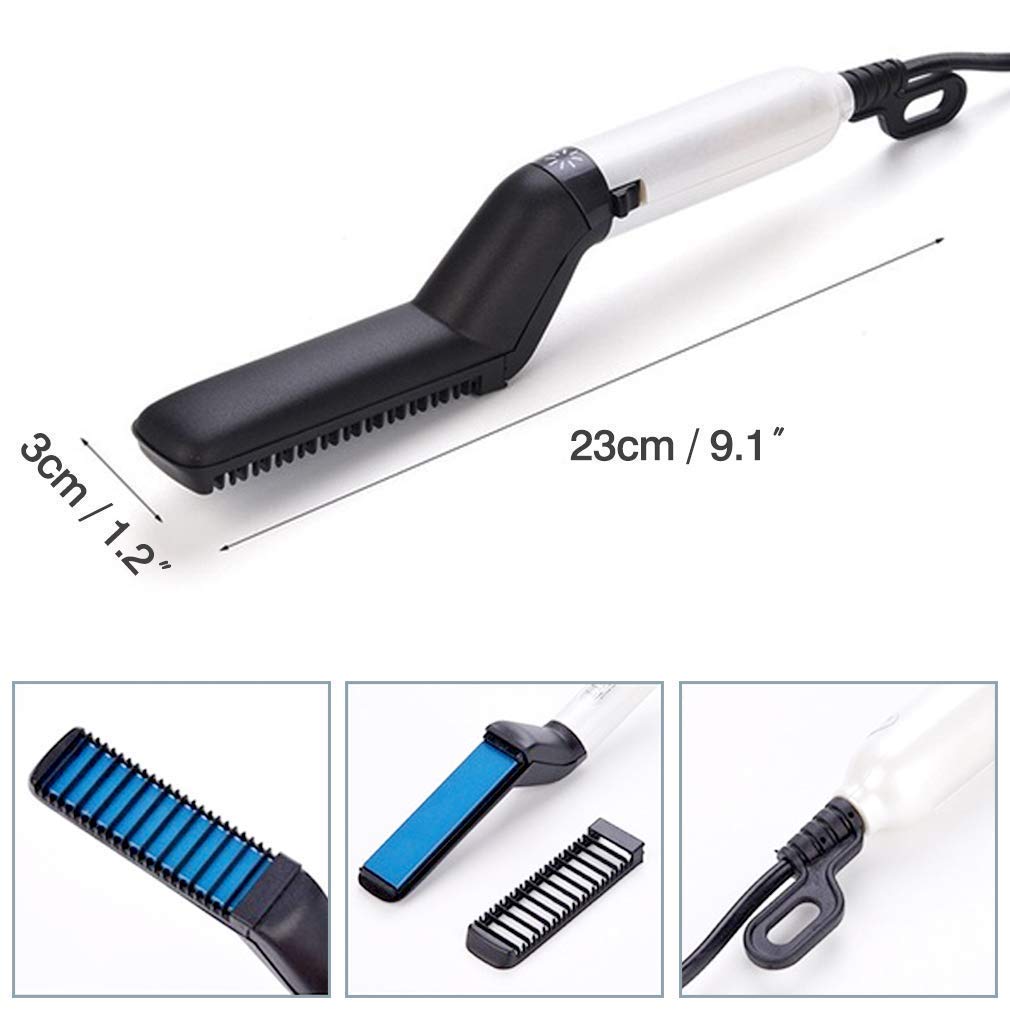 2 in 1 Beard And Hair Straightener Comb