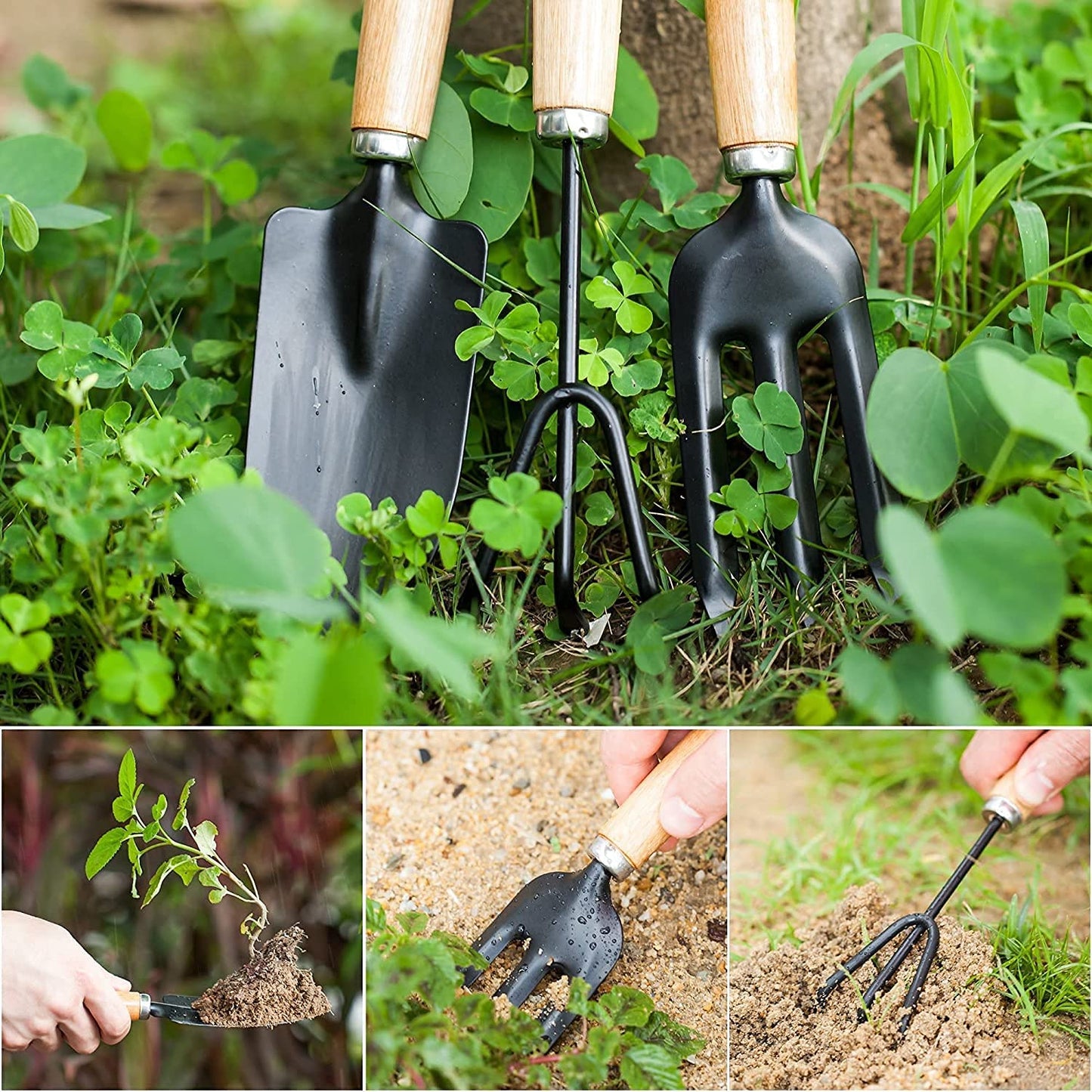 Garden Tools Set - 9 Piece Gardening Kit