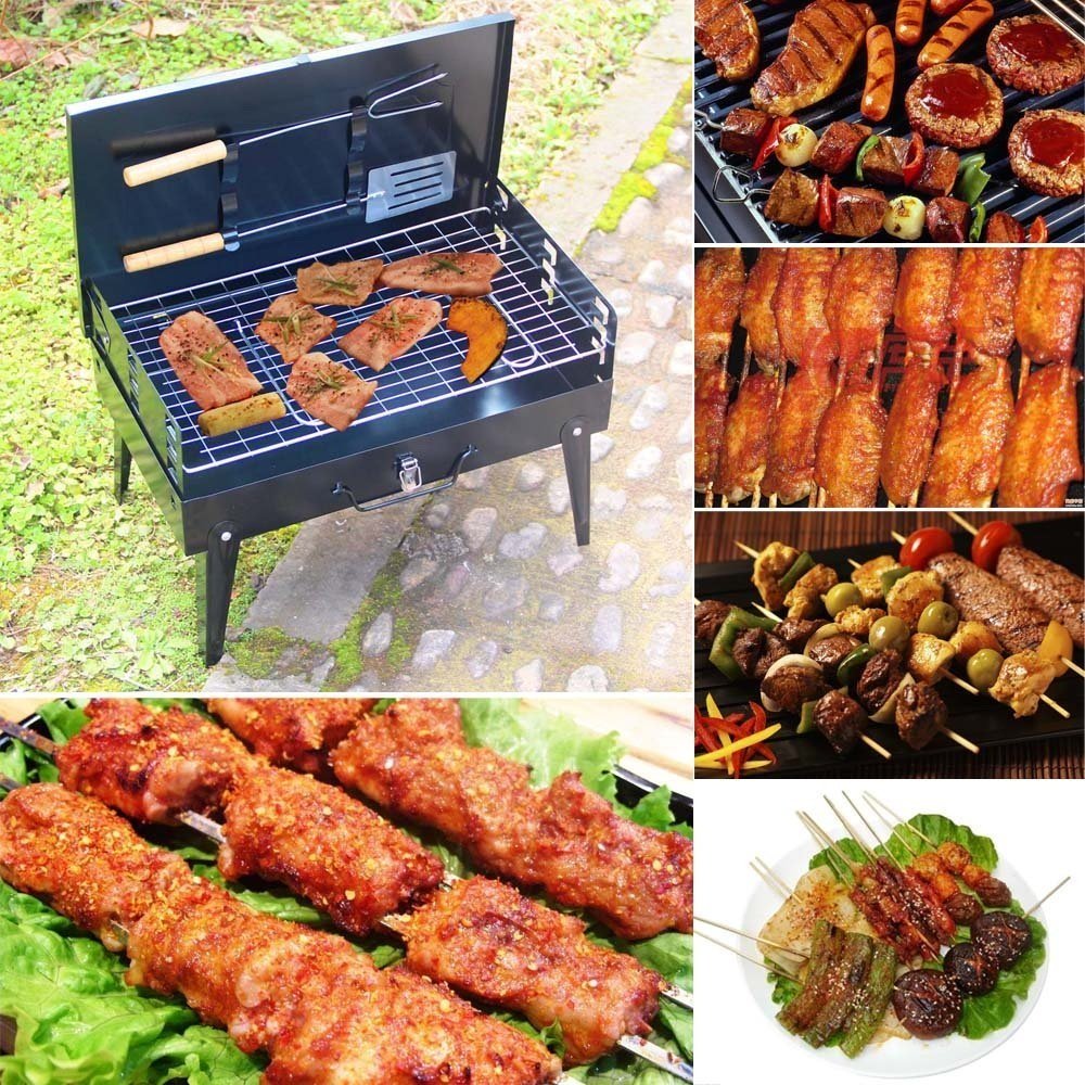 Portable Barbecue Grill Charcoal (Briefcase Style )