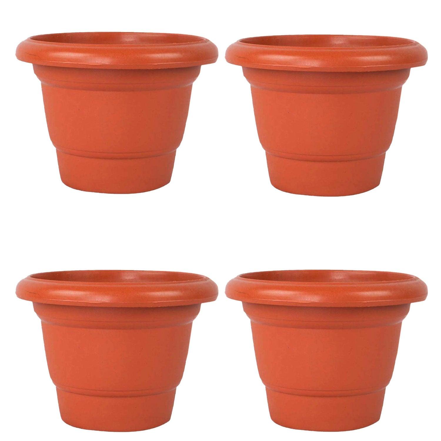 Flower Pots 10 inch (Pack of 4) - TruVeli