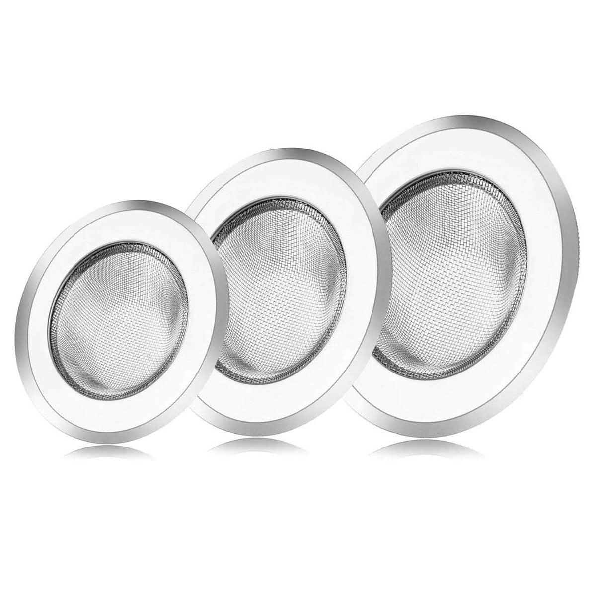 Sink Strainer (Set of 3 Pcs. Different Sizes) - TruVeli