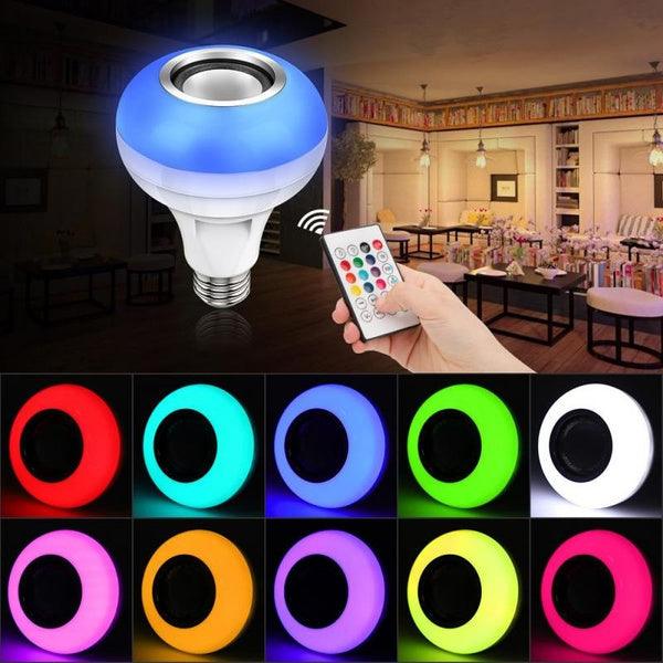 Smart LED Bulb With Built-in Bluetooth Speaker - TruVeli