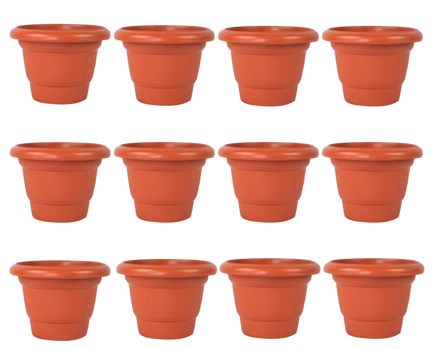 Flower Pots 6 inch (Pack of 12) - TruVeli