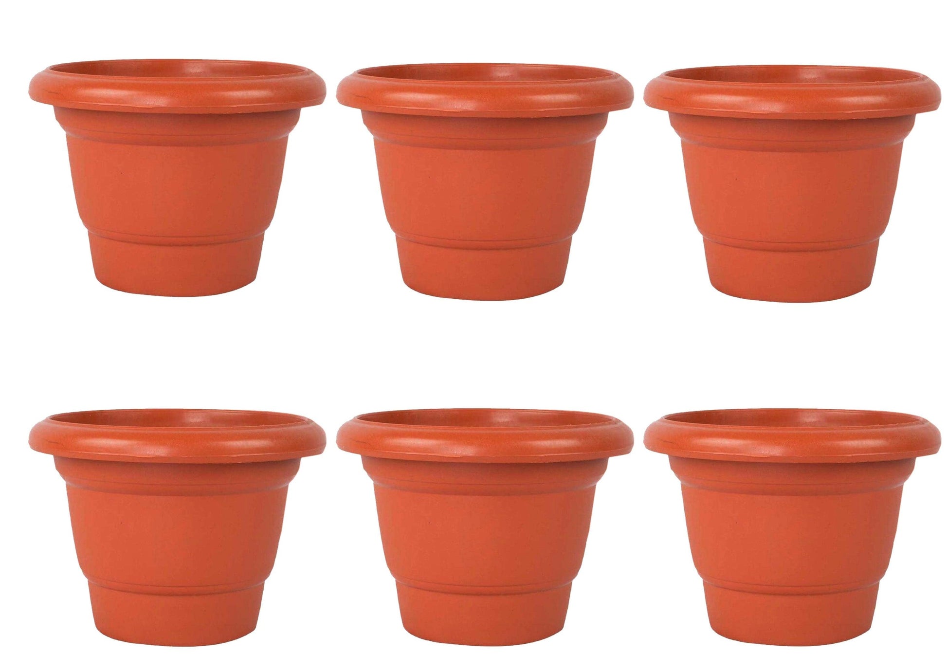 Flower Pots 6 inch (Pack of 6) - TruVeli